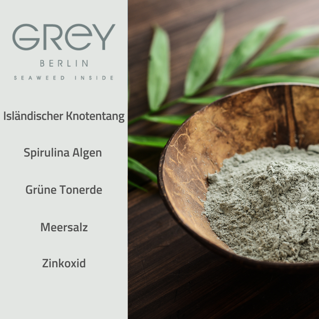 Grey - Pure Skin Seaweed Face Mask - Gesichtsmaske