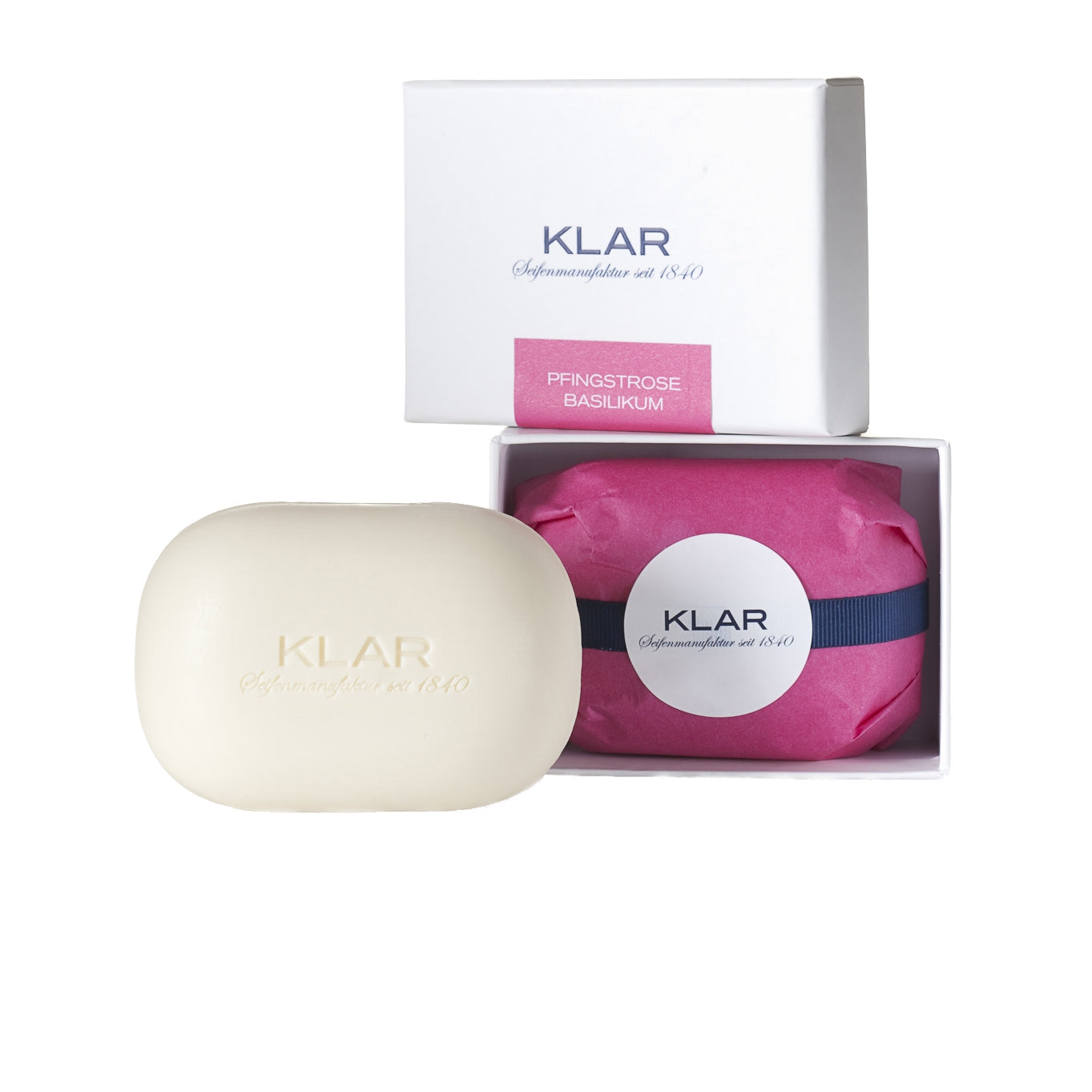 Clear - Peony & Basil - exclusive care soap