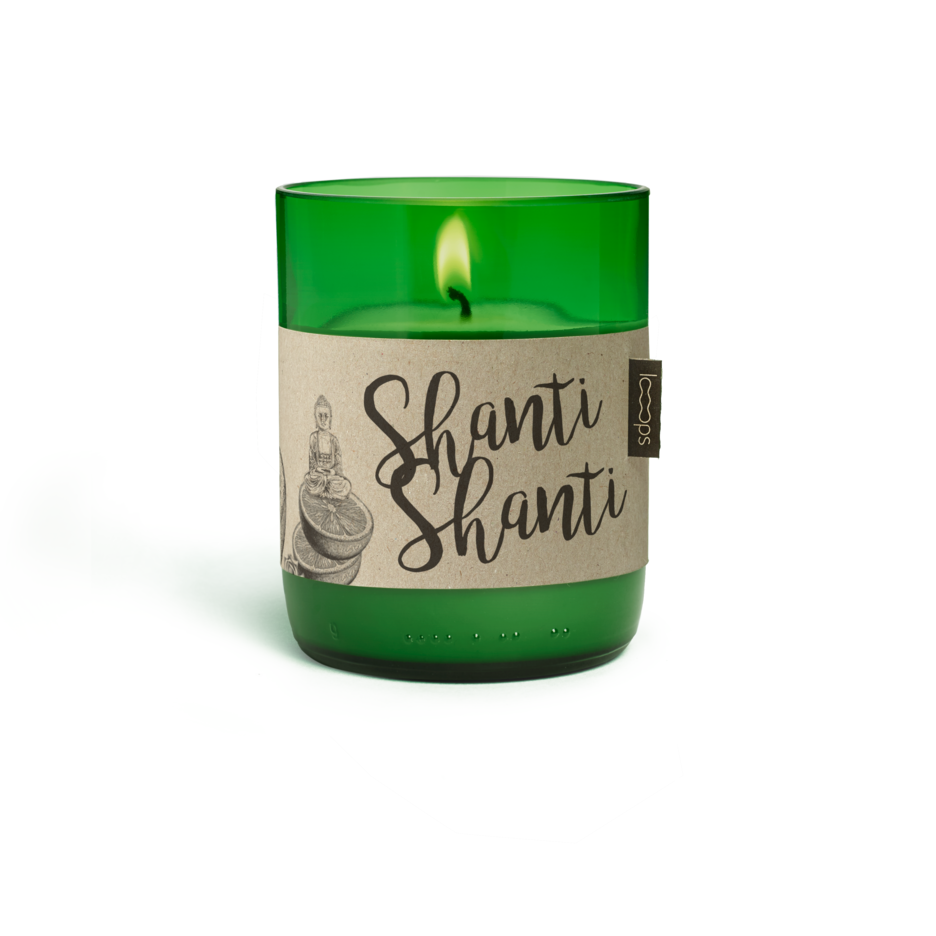 Looops - Shant Shanti - large scented candle