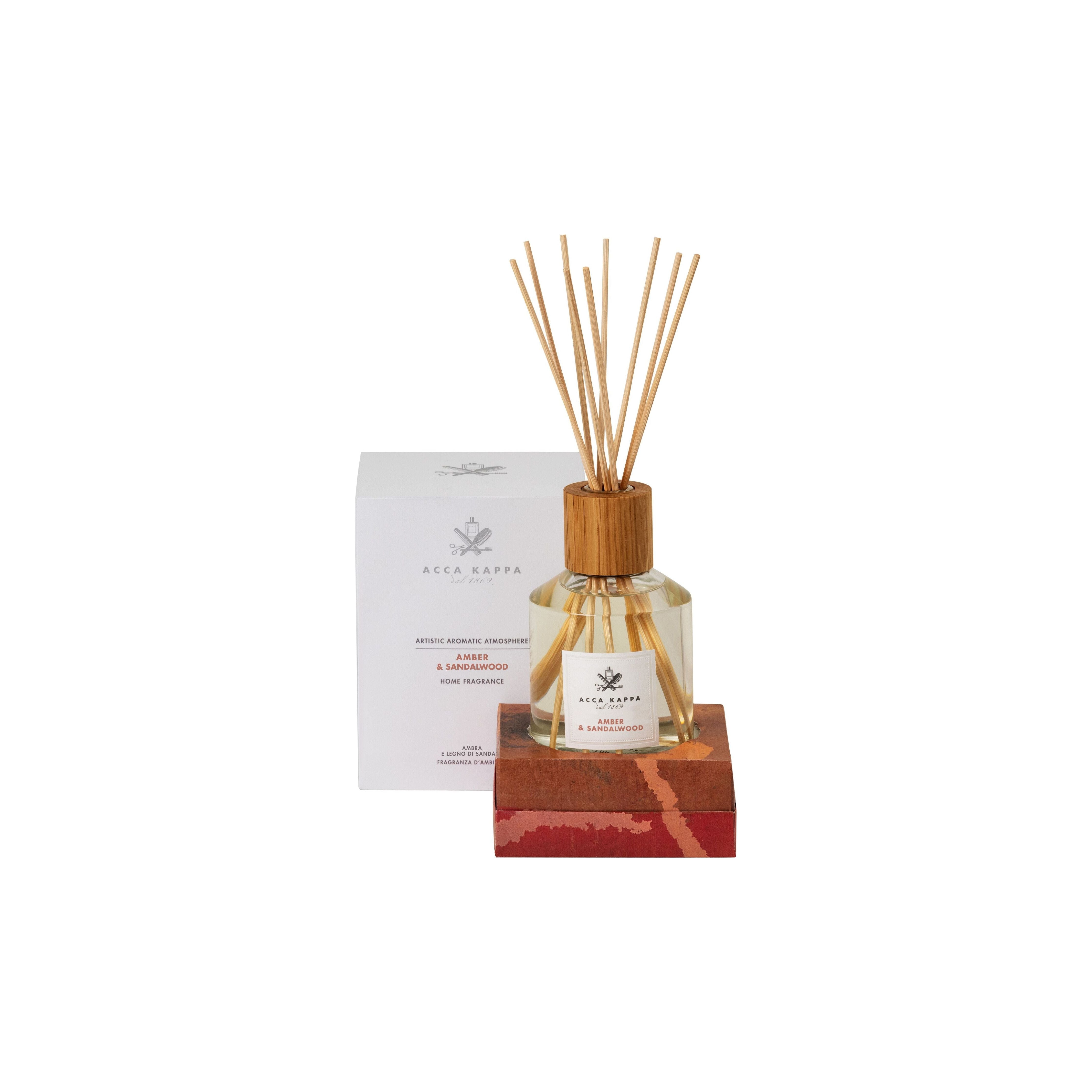 Acca Kappa - Diffusor mit Stäbchen - Amber & Sandalwood Raumduft