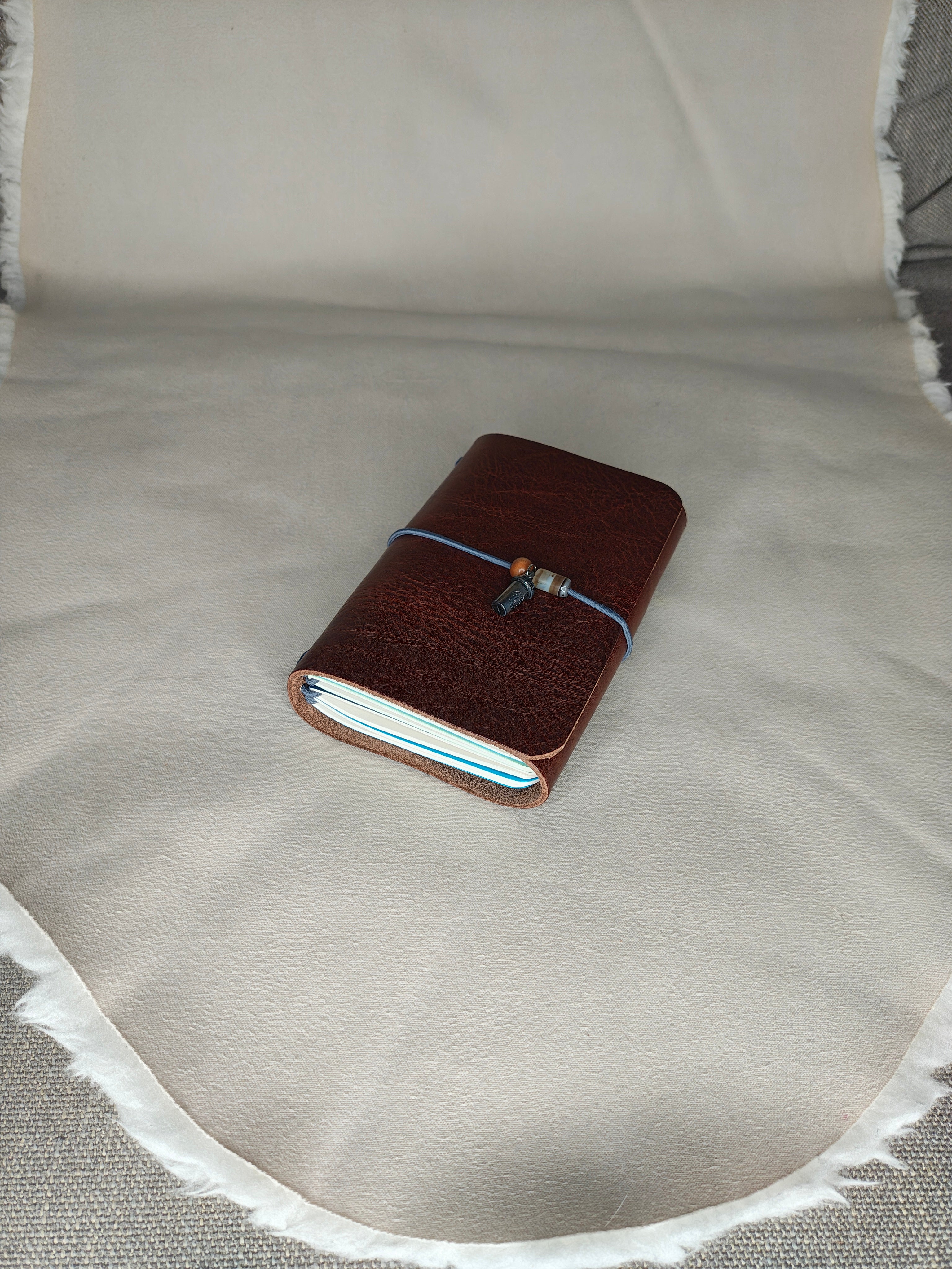La Schiller Art - Leder Notebook - Pocket Size cognac