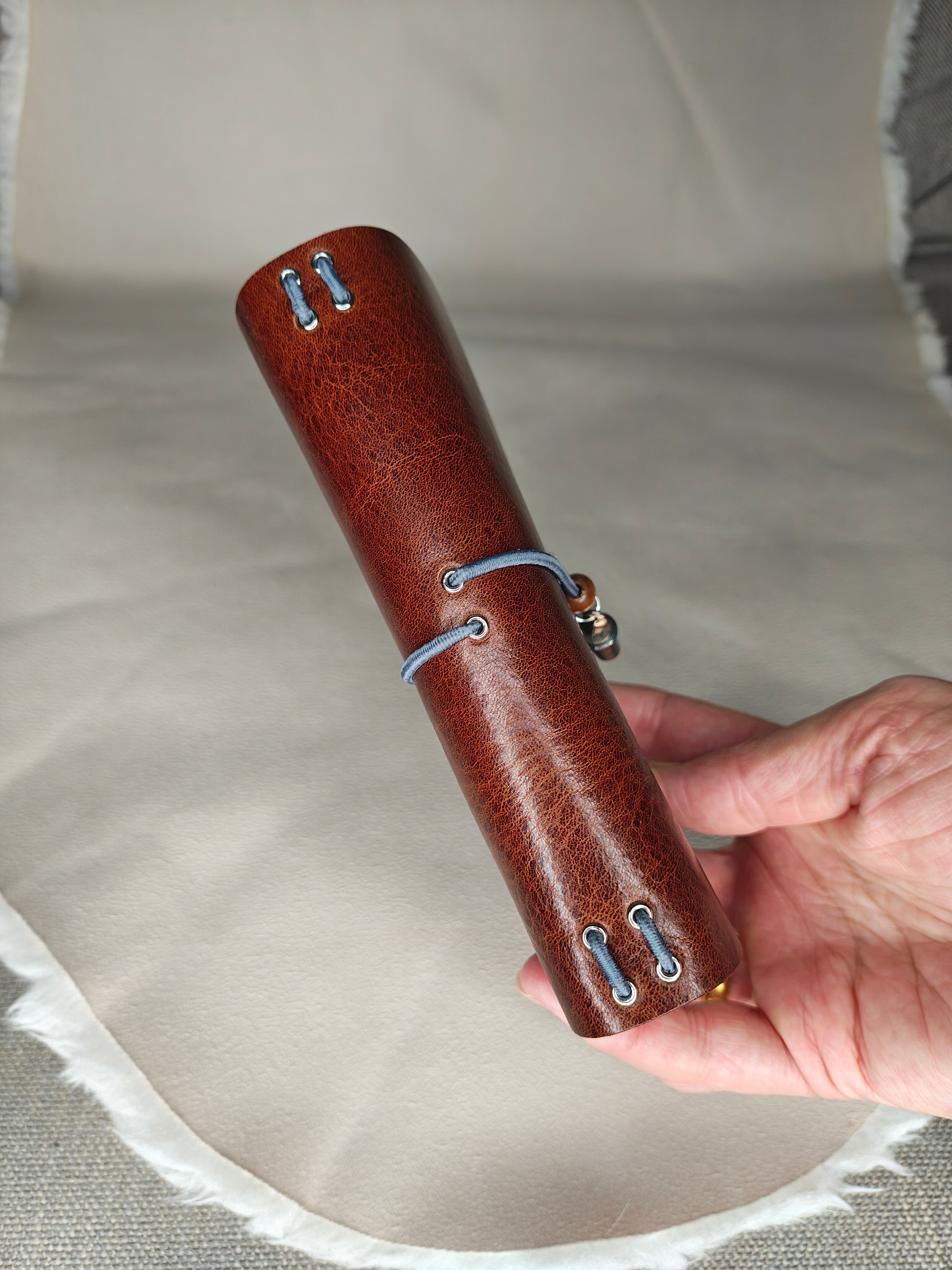 La Schiller Art - Leder Notebook - Pocket Size cognac