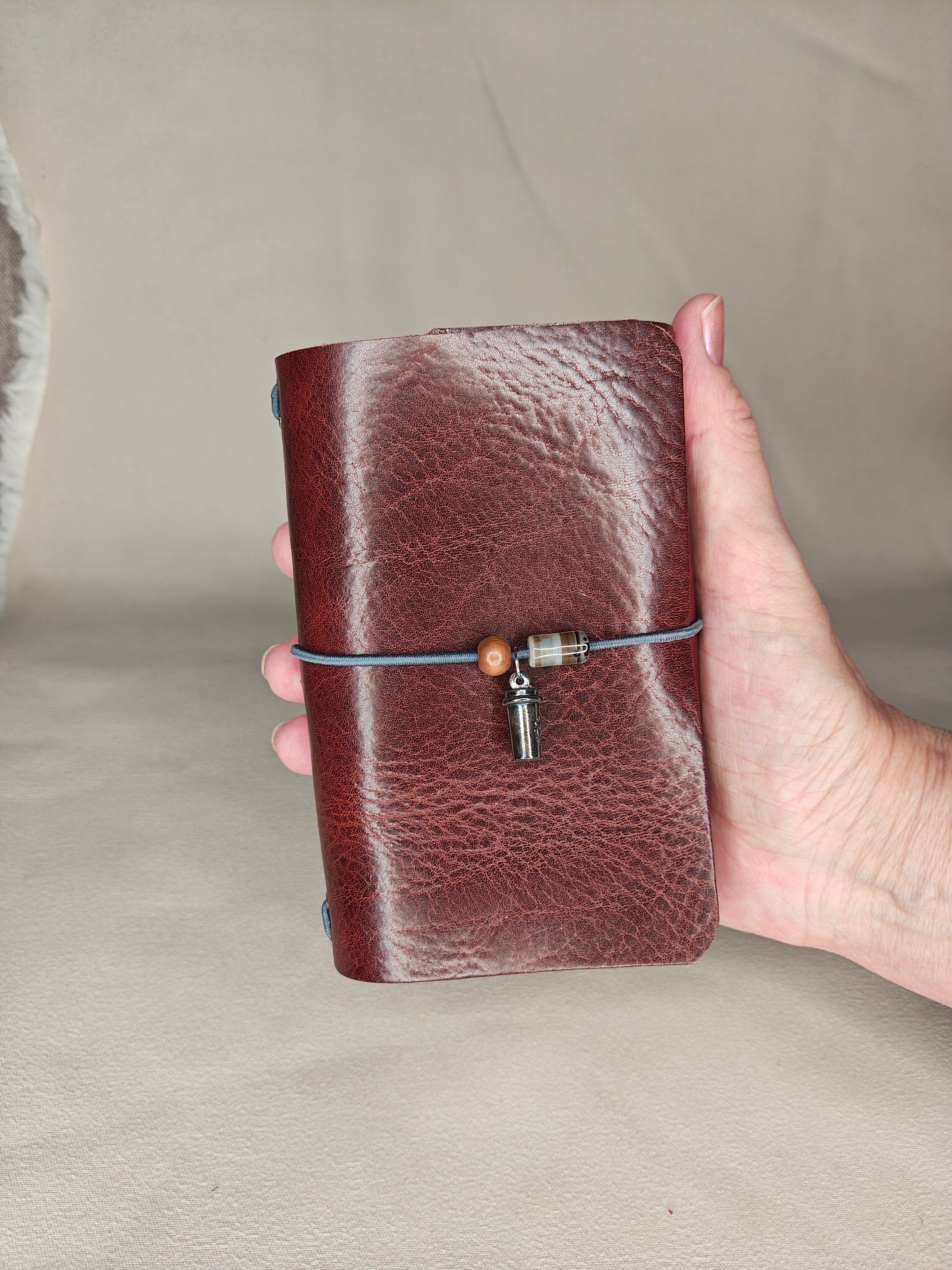 La Schiller Art - Leder Notebook - Pocket Size cognac