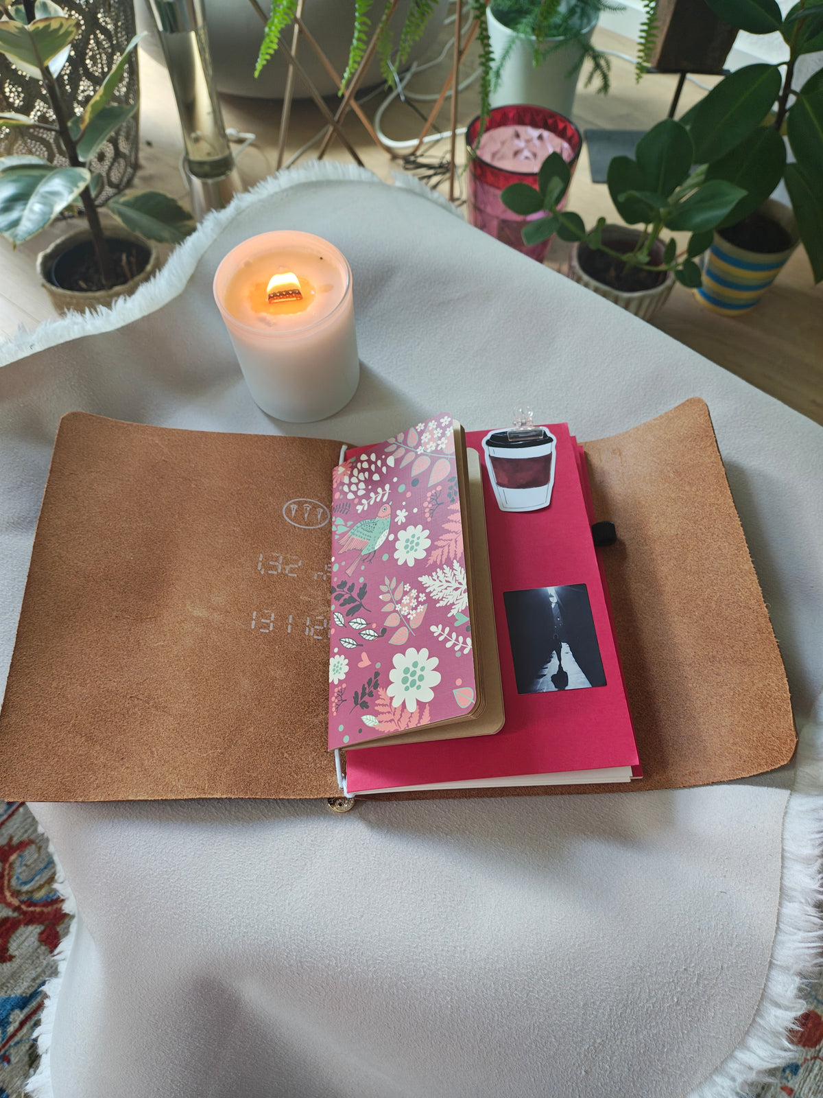 La Schiller Art - Leather Notebook - Pocket Size cognac