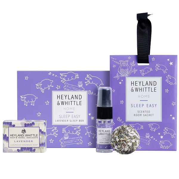 Heyland & Whittle - Sleep Easy Box - Geschenkset mit verschiedenen Lavendelprodukten